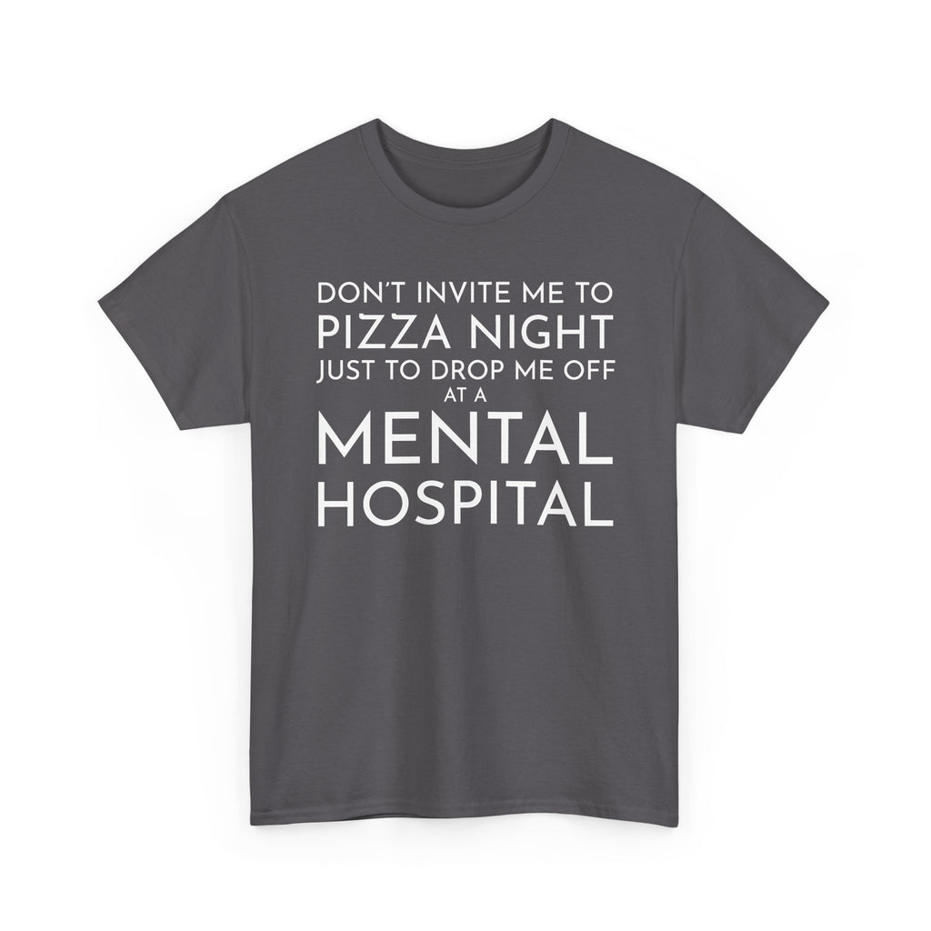 Pizza Night — Minimal Text Tee