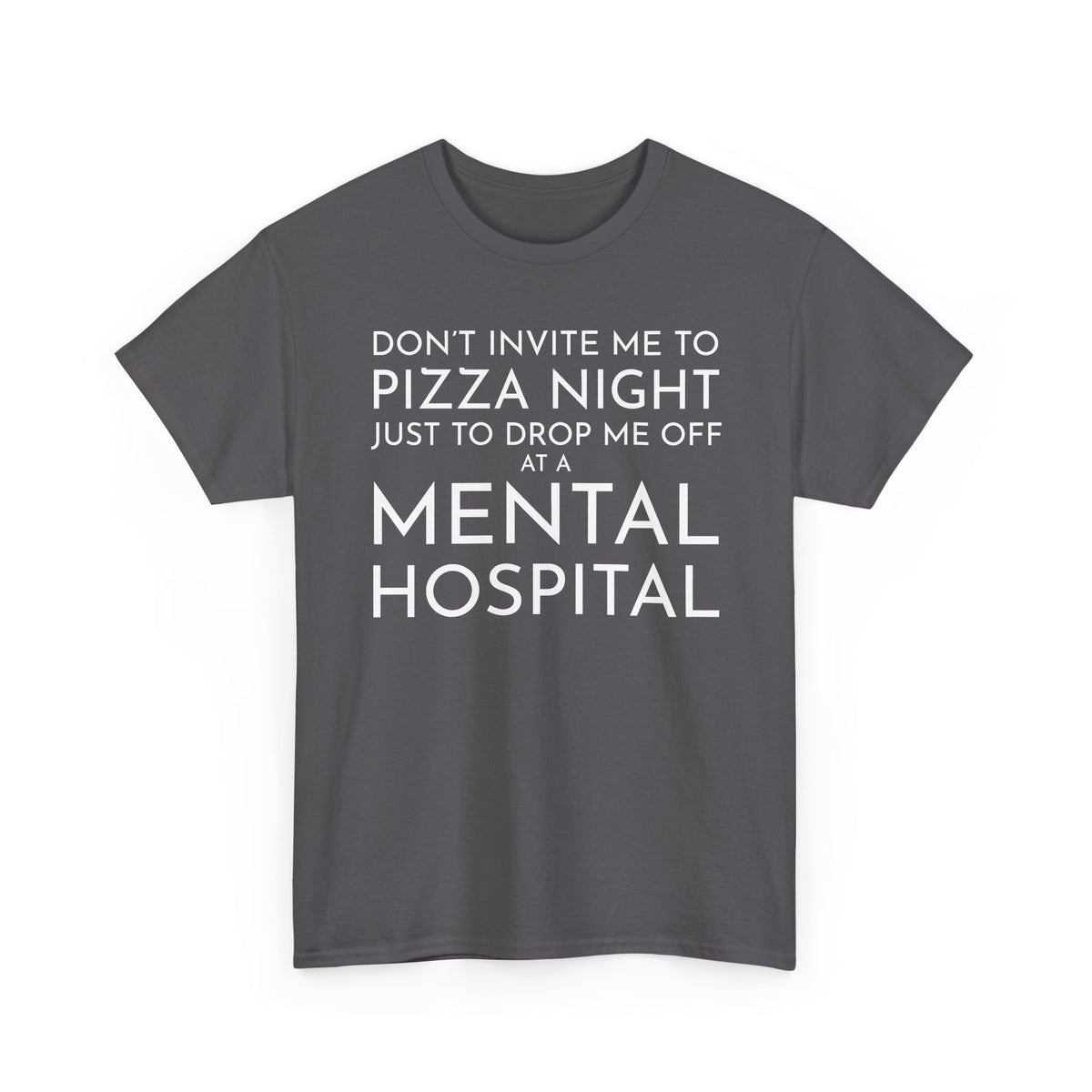 Pizza Night — Minimal Text Tee