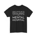 Pizza Night — Minimal Text Tee
