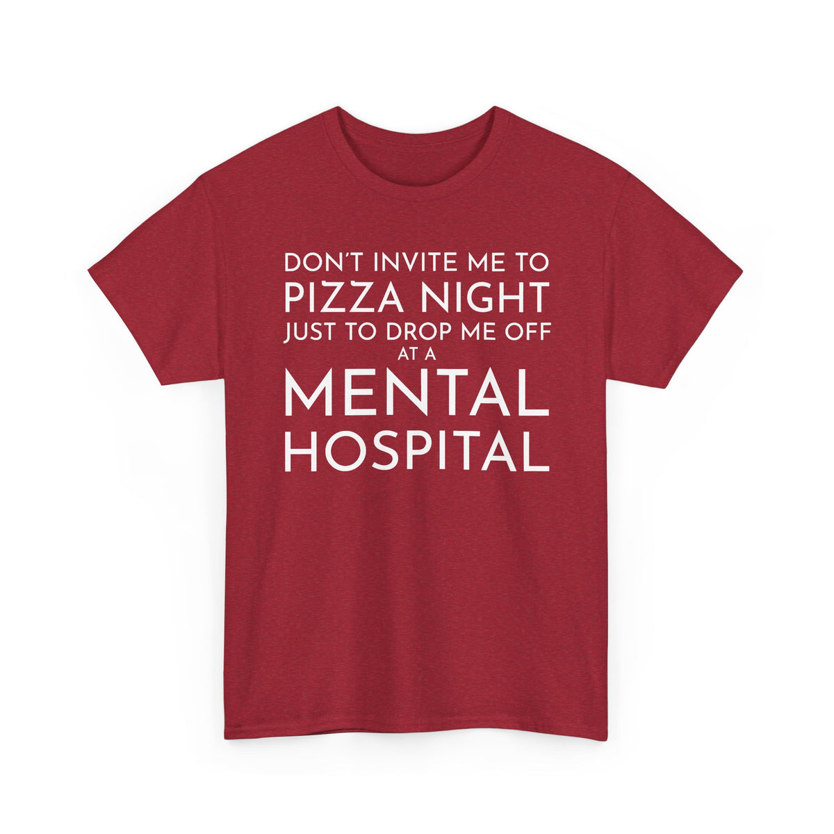 Pizza Night — Minimal Text Tee