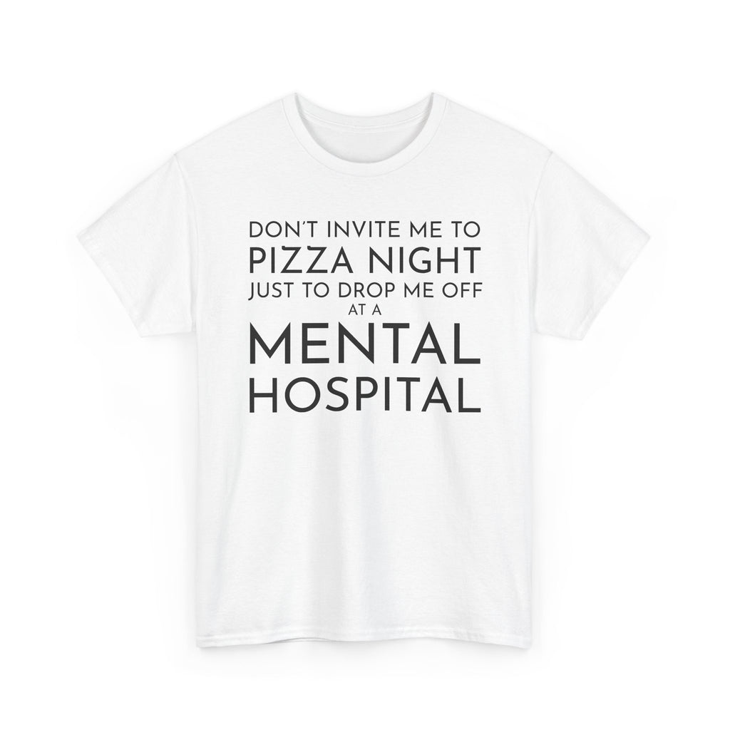 Pizza Night — Minimal Text Tee