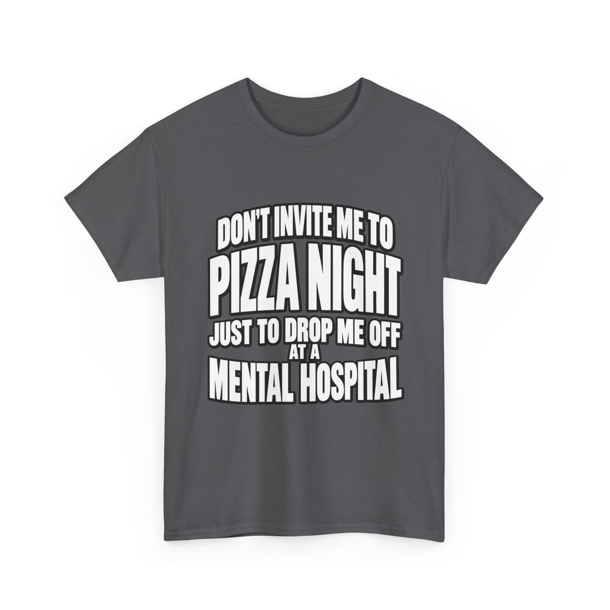 Pizza Night — Minimal Text Tee